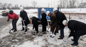 Grand Rapids city officials putting shovels into the ground