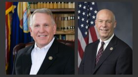 Montana Attorney General Tim Fox (L) and U.S. Rep. Greg Gianforte (R)