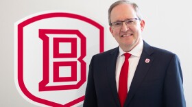 Bradley University President Stephen Standifird's official portrait.