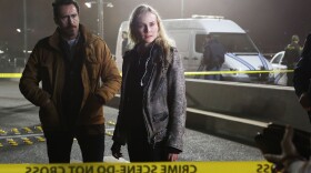 Mexican homicide detective Marco Ruiz (played by Demián Bichir) must work with his American counterpart, Sonya Cross (Diane Kruger), to solve a murder on the U.S.-Mexico border in FX's new series <em>The Bridge</em>.