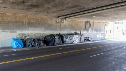 Homeless encampments are appearing in numbers not seen in almost a century, with the growth mirroring a lack of affordable housing, according to federal data.