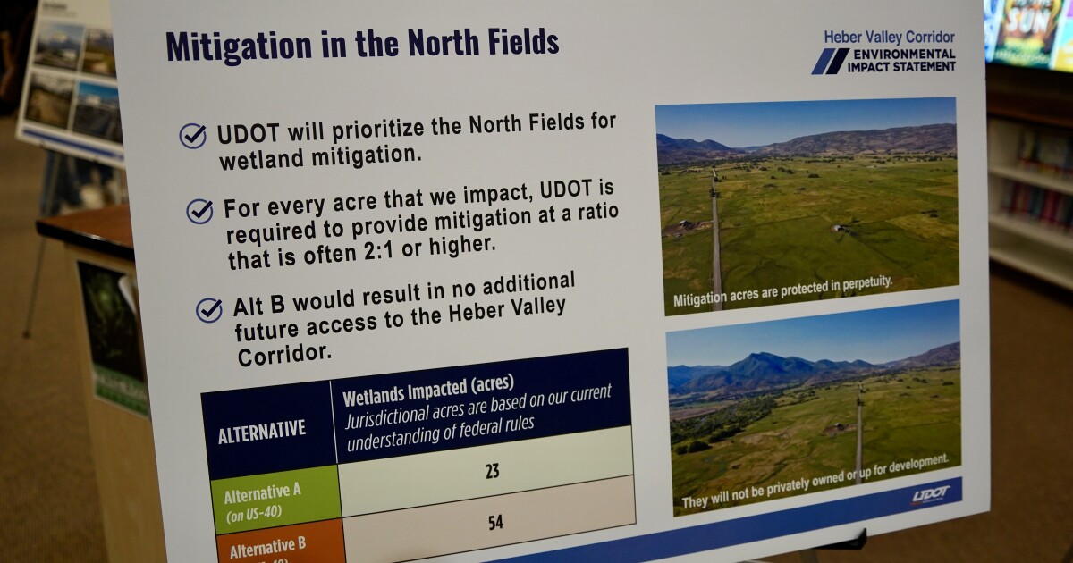 UDOT refines North Fields section of proposed bypass route
