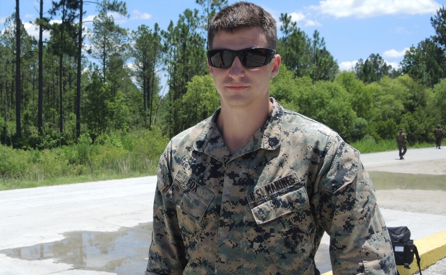 Sgt. Dakota Fox says suppressors allow him to fire his weapon and also "have a conversation just like we are right now."