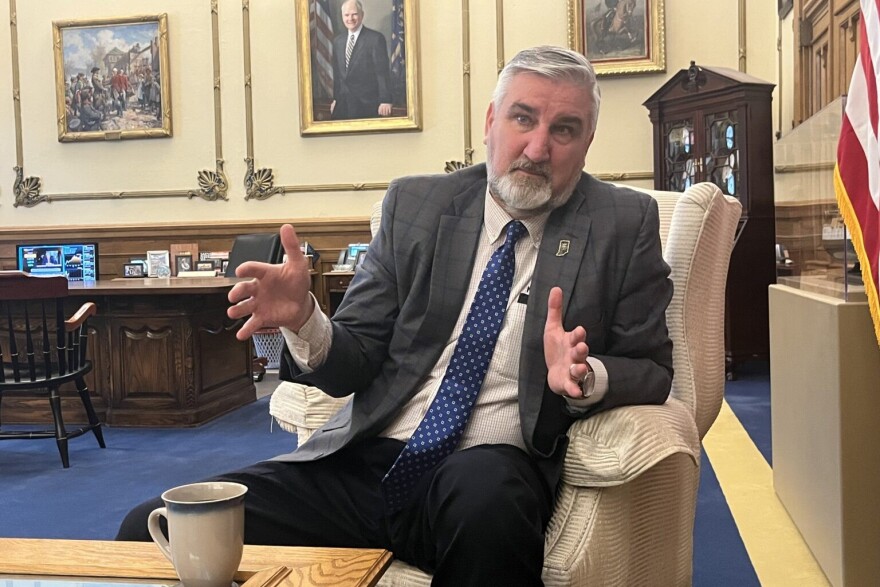 Gov. Eric Holcomb signed 67 bills into law Monday, with no vetoes.