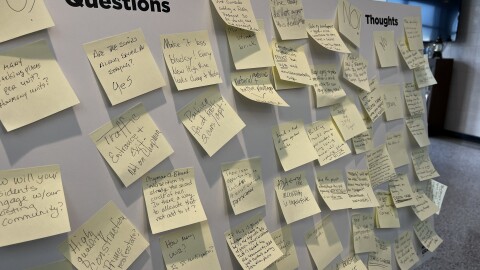 Residents share their thoughts on a six-storied development proposed by Alabama-based firm CR Endeavors.