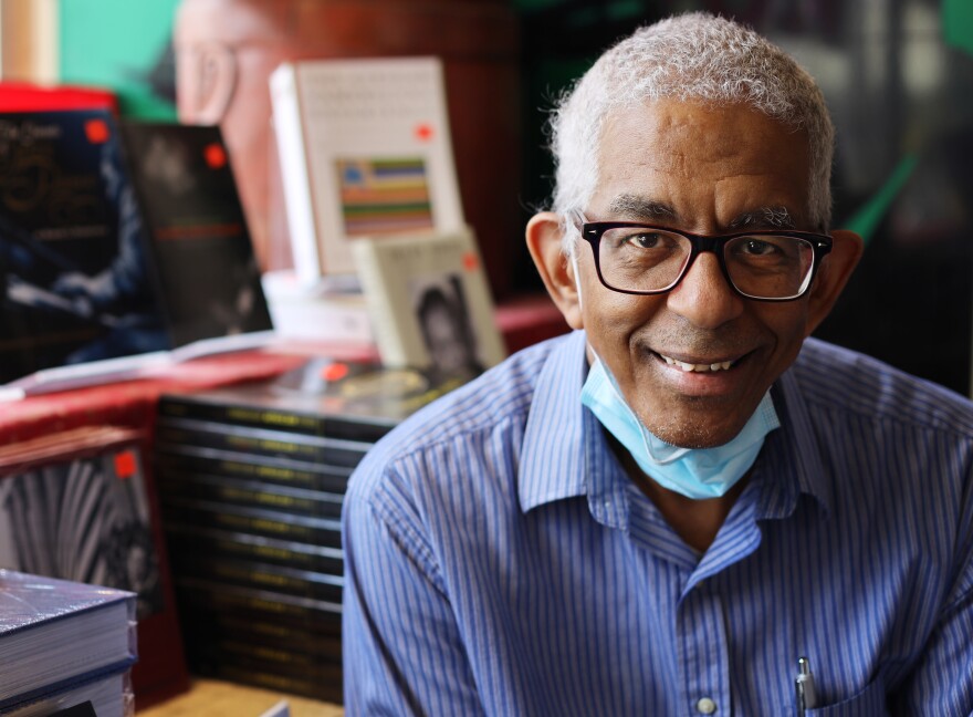 James Fugate, co-owner of Eso Won Books in Los Angeles, says the store has never been busier. "We decided to stop answering the phones," he says.