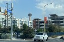 A portion of Cesar Chavez Blvd in Downtown San Antonio