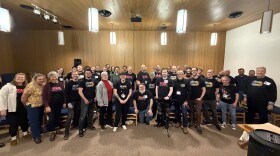 The Eugene Gay Men's Chorus pictured at a rehearsal, March 5, 2026.