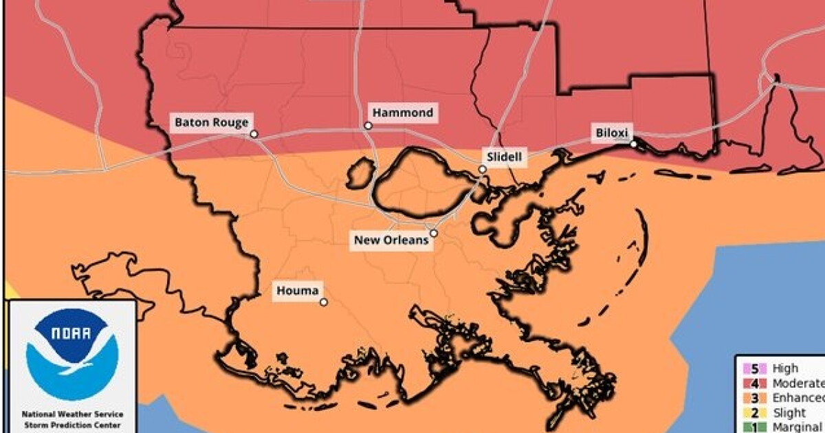School closures, shelters announced in southeast Louisiana ahead of