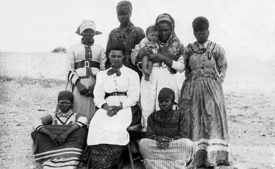 A photo of Herero women was published by <em>Berliner Illustrirte Zeitung</em> in 1904, the year the Herero launched an uprising against German colonists, leading to an "extermination" order for the ethnic group.