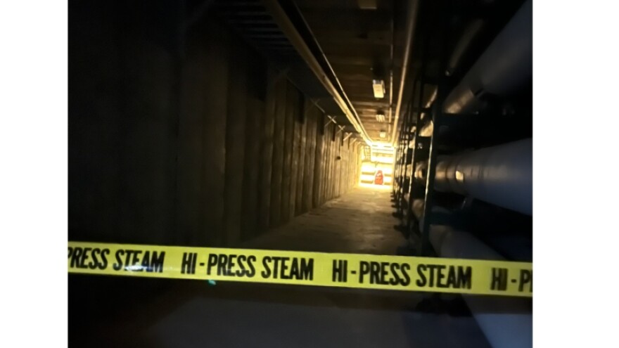 GVSU underground tunnel system under Lake Ontario Hall