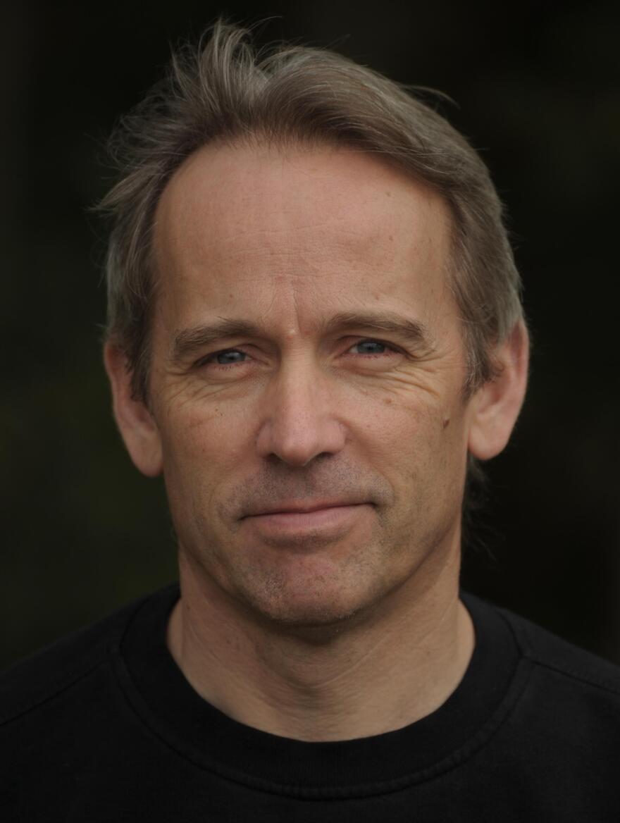Author Jasper Fforde is best known for his Thursday Next series of literary fantasies. <em>The Last Dragonslayer</em> is his first book for younger readers.