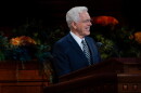 D. Todd Christofferson speaks during the morning session of the 196th Semiannual General Conference of The Church of Jesus Christ of Latter-day Saints at the Conference Center in Salt Lake City on Saturday, Oct. 3, 2026.