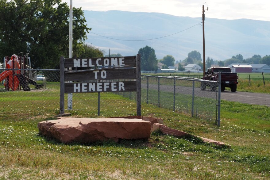 FILE - Henefer is seen from state Route 65 on Aug. 10, 2026.