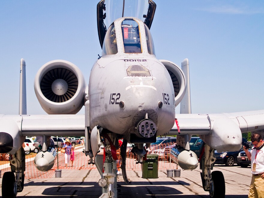 a-10 military fighter plane jet airplane 