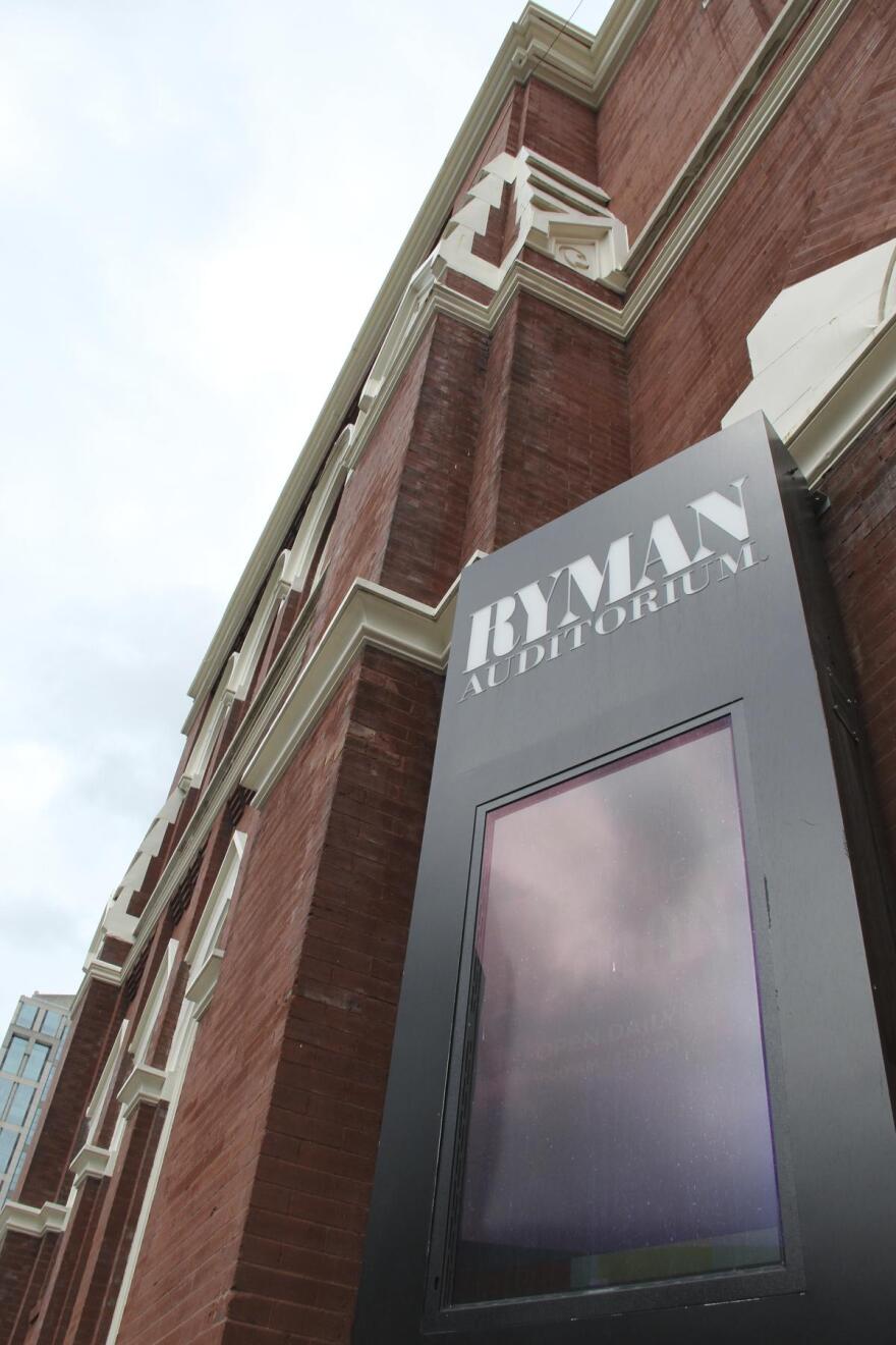 The legendary Ryman Auditorium in downtown Nashville, Tennessee celebrates its 125th anniversary May 2017