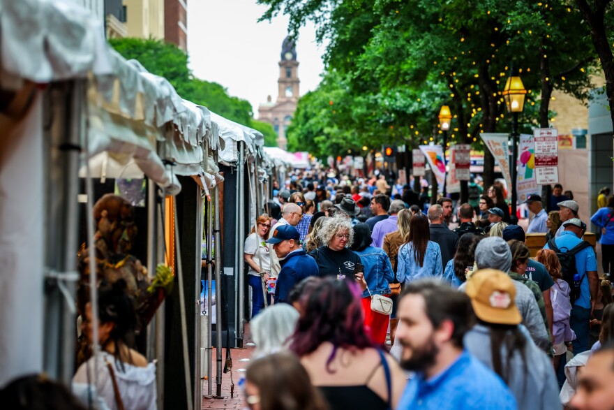 The Main Street Fort Worth Arts Festival will be held April 10-13 in Downtown Fort Worth.