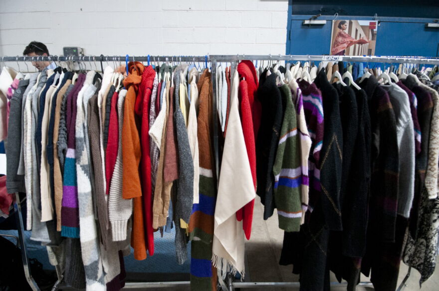 Clothing from Alpaca Collections on April 5, 2024 at the Eastern Alpaca Jamboree held at the Pennsylvania Farm Show Complex.  