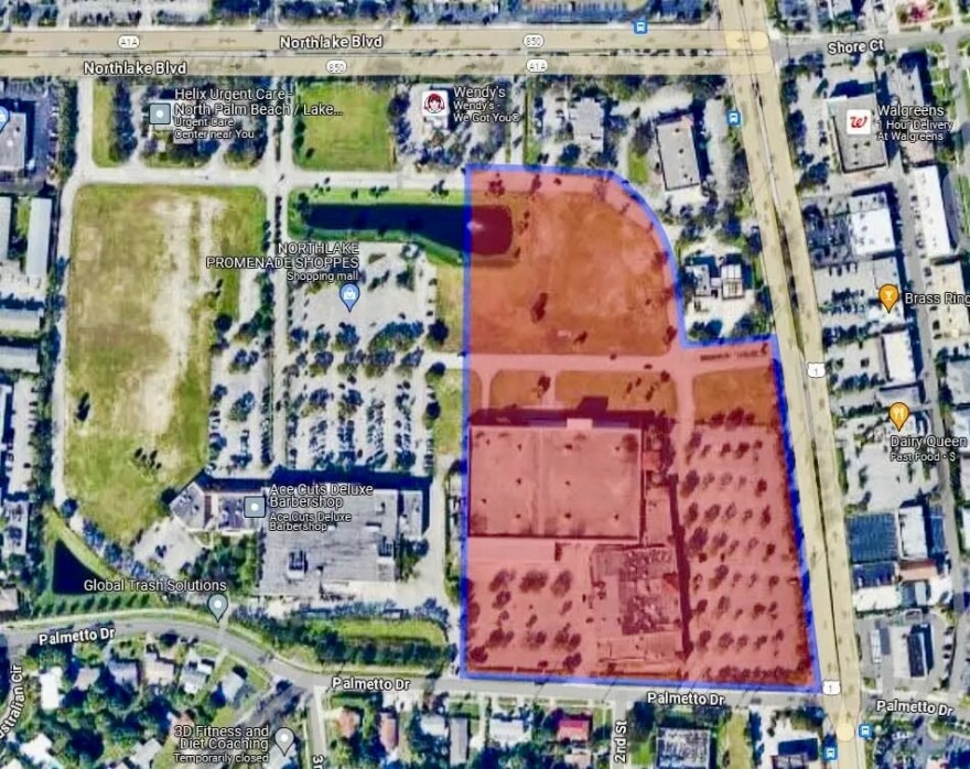 Cypress Real Estate Advisors’ plans for the 13-acre old Twin City Mall site in North Palm Beach are hung up in court.