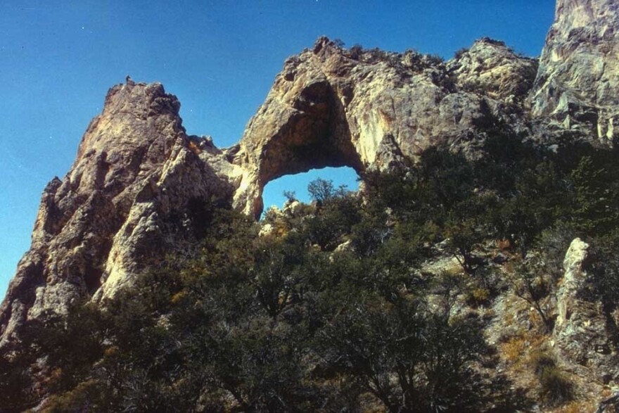 Lexington Arch at Great Basin National Park east of Ely.