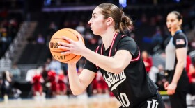 Indiana's Shay Ciezki scored 17 points in Thursday's win over Oregon in the Big Ten Women's Tournament in Indianapolis.
