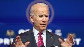 President-elect Joe Biden speaks about jobs Friday in Wilmington, Del.