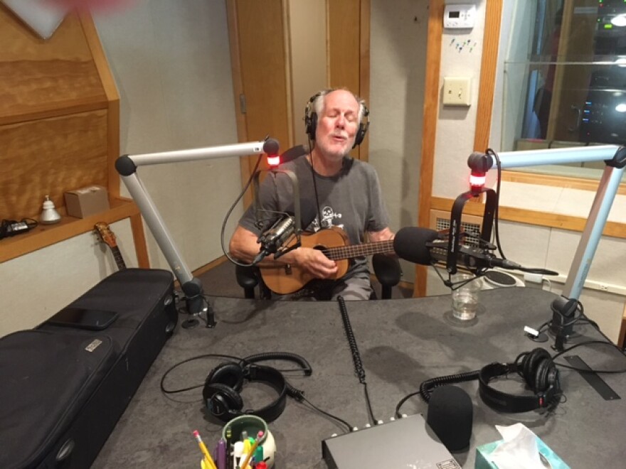 Tim Sweeney performing in the CAI studio.
