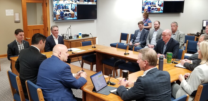 Gov. Doug Burgum meets with PSC, Commission staff and representatives of energy companies