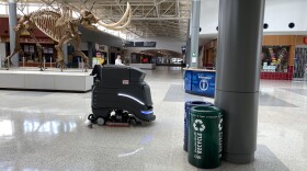 CVG Airport is the first in the U.S. to deploy Avidbots Neo floor-scrubbing robots.