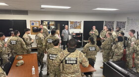 Indiana Gov. Mike Braun and First Lady Maureen Braun visit Indiana National Guard members stationed in Washington, D.C. on Feb. 18, 2026.Indiana Gov. Mike Braun and First Lady Maureen Braun visit Indiana National Guard members stationed in Washington, D.C. on Feb. 18, 2026.