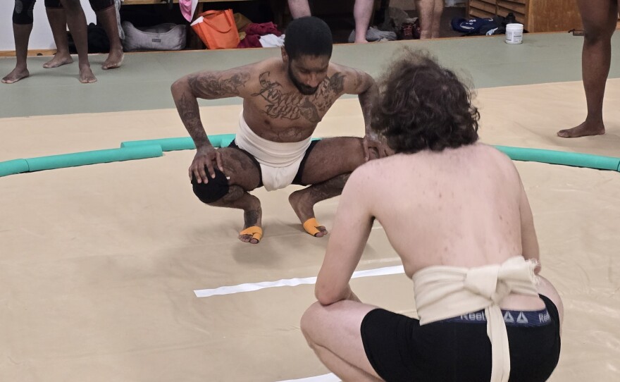 Florida Sumo meets at the Shindai Dojo to practice sumo wrestling and eat.