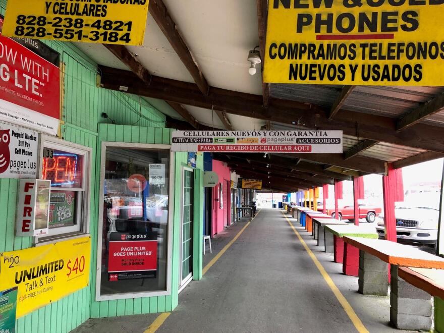 Cass Herrington calls Smiley's Flea Market a mash up between Appalachian culture and Central American traditions.