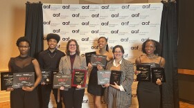 Centenary's winning students at the American Advertising Awards