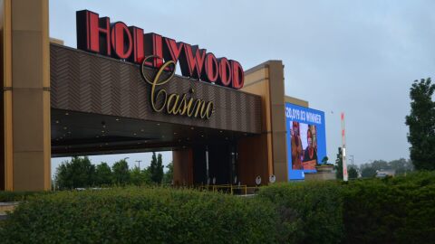 The exterior of Hollywood Casino in Columbus