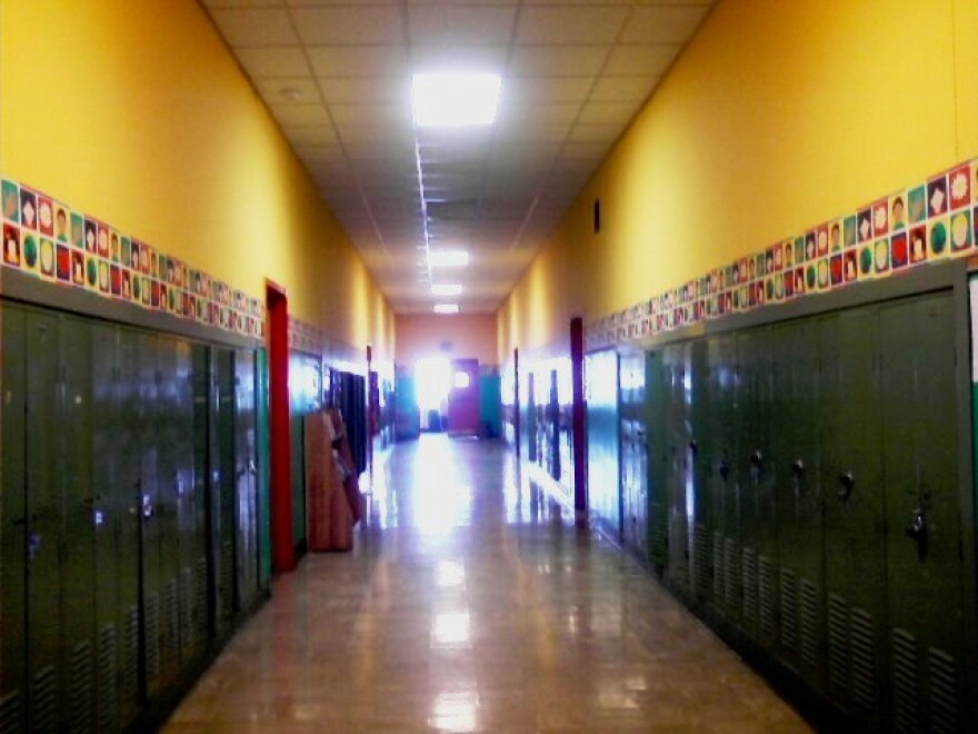 School hallway