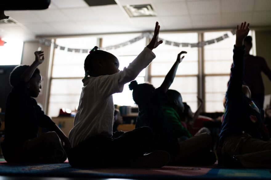 Students in an Oklahoma classroom.