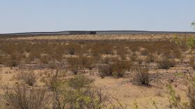 The New Mexico Office of the State Engineer on Aug. 4, 2026, announced it was threatening to revoke well drillers’ licenses for companies that provided water to the U.S. Customs and Border Protection agency for ongoing construction of the border wall in New Mexico, pictured above near Columbus in May 2025.