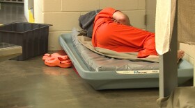 Some Indiana county jails, facing overcrowding issues, had to give people plastic beds on which to sleep.