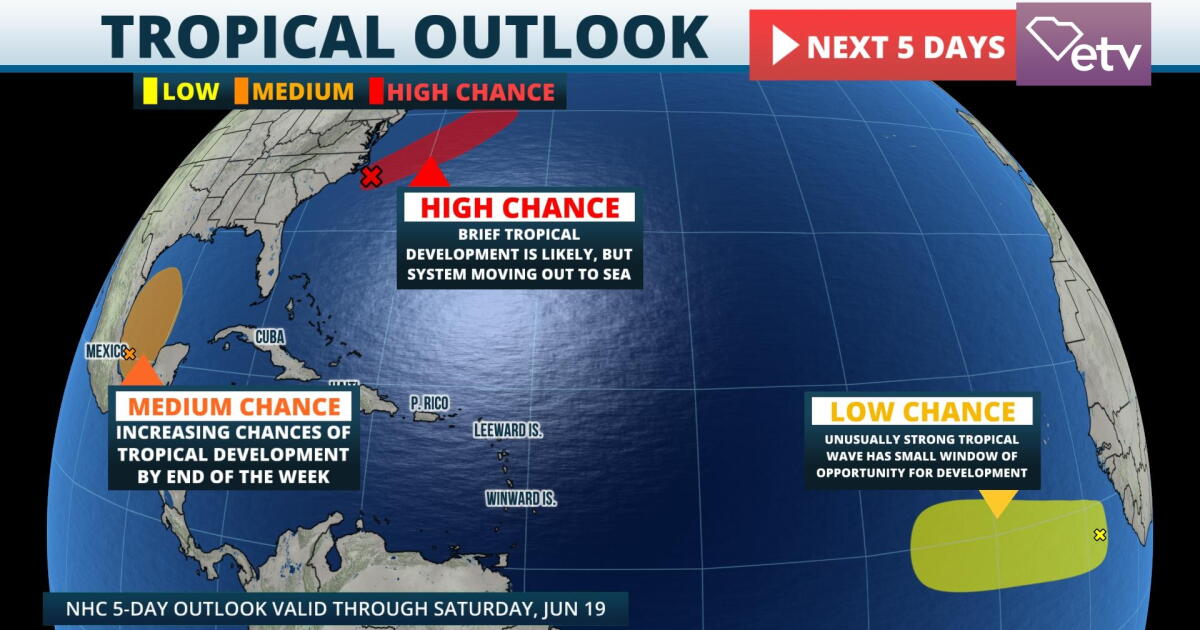 Tropical Development Is Possible In The Gulf, Atlantic This Week ...