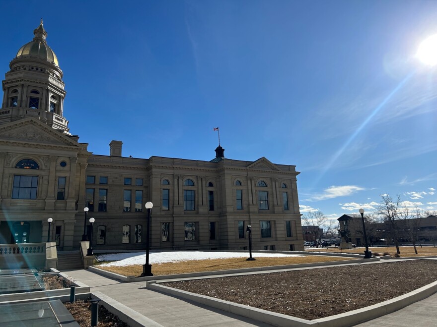 The Wyoming State Capitol in Cheyenne on Feb. 13, 2024.