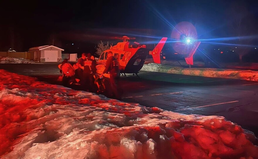 Park City Fire District and other emergency responders transported the victim from Deer Valley to Jeremy Ranch for air transport to a local hospital.