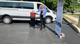 Scranton Mayor Paige Gebhardt Cognetti makes her first stop on the Mayors Are Rebuilding PA: American Rescue Plan Funding at Work statewide tour.