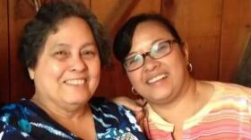 Oralia “Lolly” Terrazas (right) with her late mother, Gloria (left). (Courtesy of Oralia “Lolly” Terrazas)