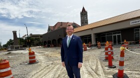 With Xenia's courthouse towering in the background, Xenia Mayor Ethan Reynolds says the city's new market district will have townhouses, entertainment, a lot of new restaurants, green space, and a hotel in the heart of downtown. "This is going to be a beautiful thing," he says. 