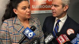 Bravo star Andy Cohen and comedian Michelle Buteau. Photo by Karen DeWitt.