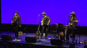 The trio known as VickiKristinaBarcelona perform Tuesday at Geva Theatre Center's Wilson Stage. 