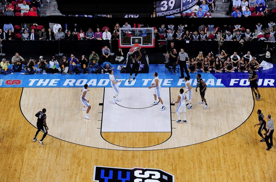 A second-round game during the NCAA Men's Basketball Tournament on March 19, 2016 in Raleigh, N.C. (Grant Halverson/Getty Images)