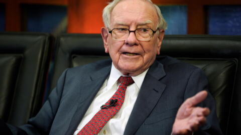 Berkshire Hathaway Chairman and CEO Warren Buffett speaks during an interview with Liz Claman on Fox Business Network's "Countdown to the Closing Bell," May 7, 2018, in Omaha, Nebraska. (Nati Harnik/AP)