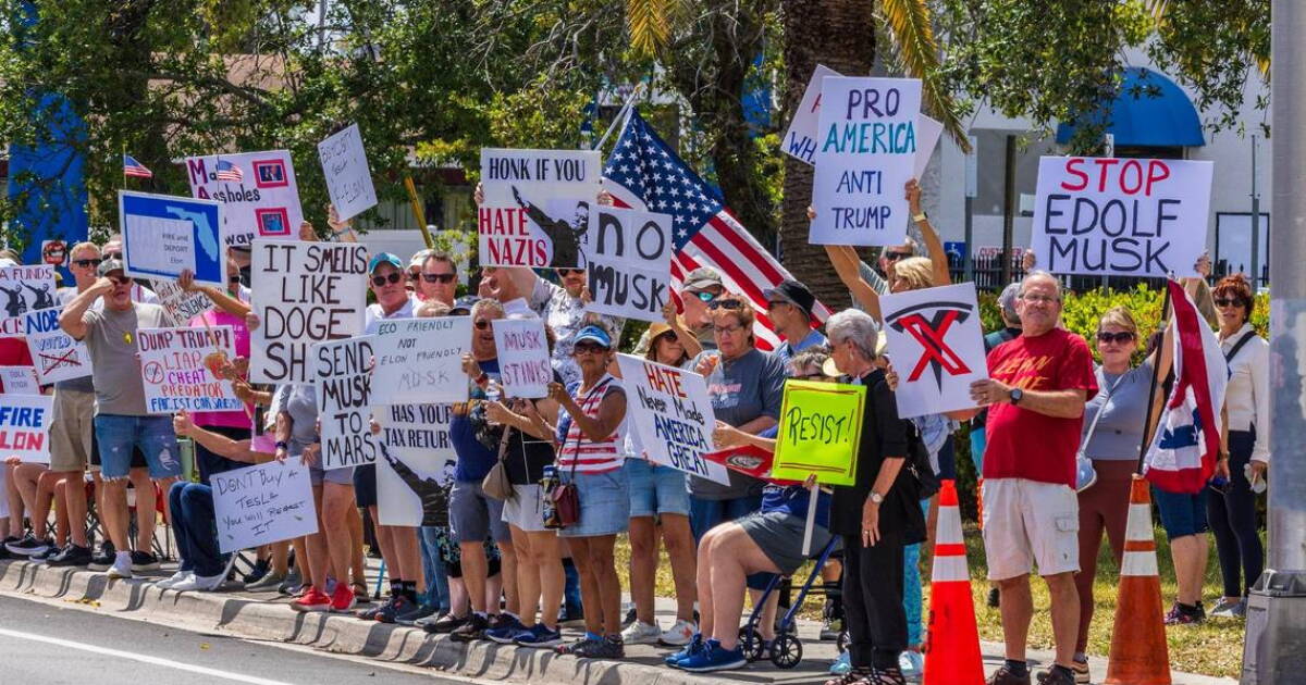 Palm Beach County Sheriff's Office: Man drives car into protesters ...