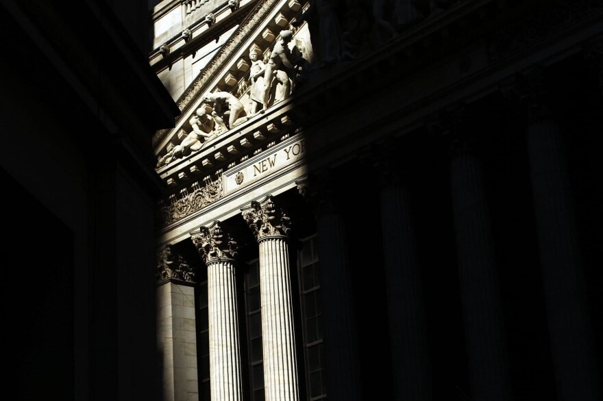 The sun rises over the New York Stock Exchange before the opening of trading in 2010 in New York. (Spencer Platt/Getty Images)